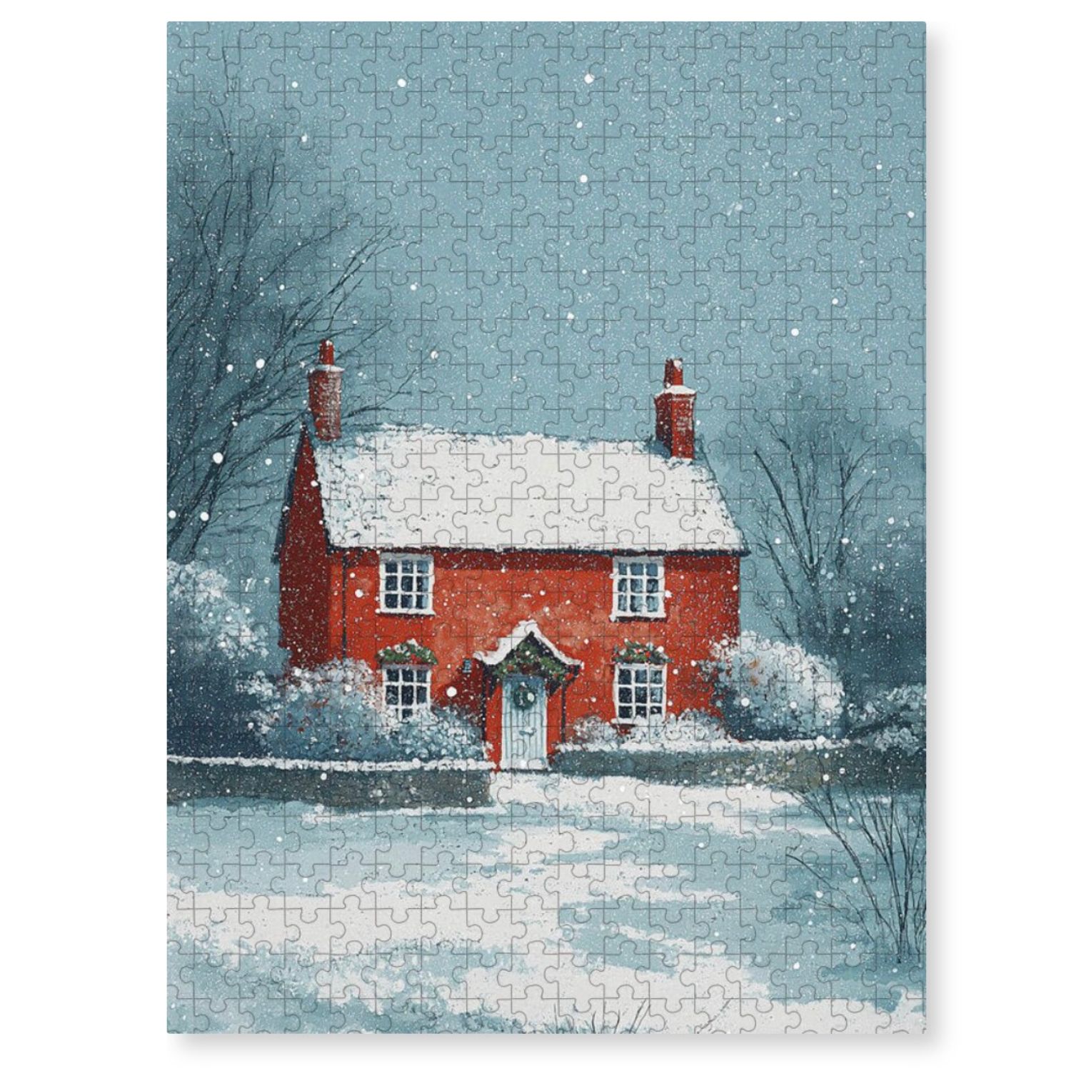 Rural Red Cottage Puzzle