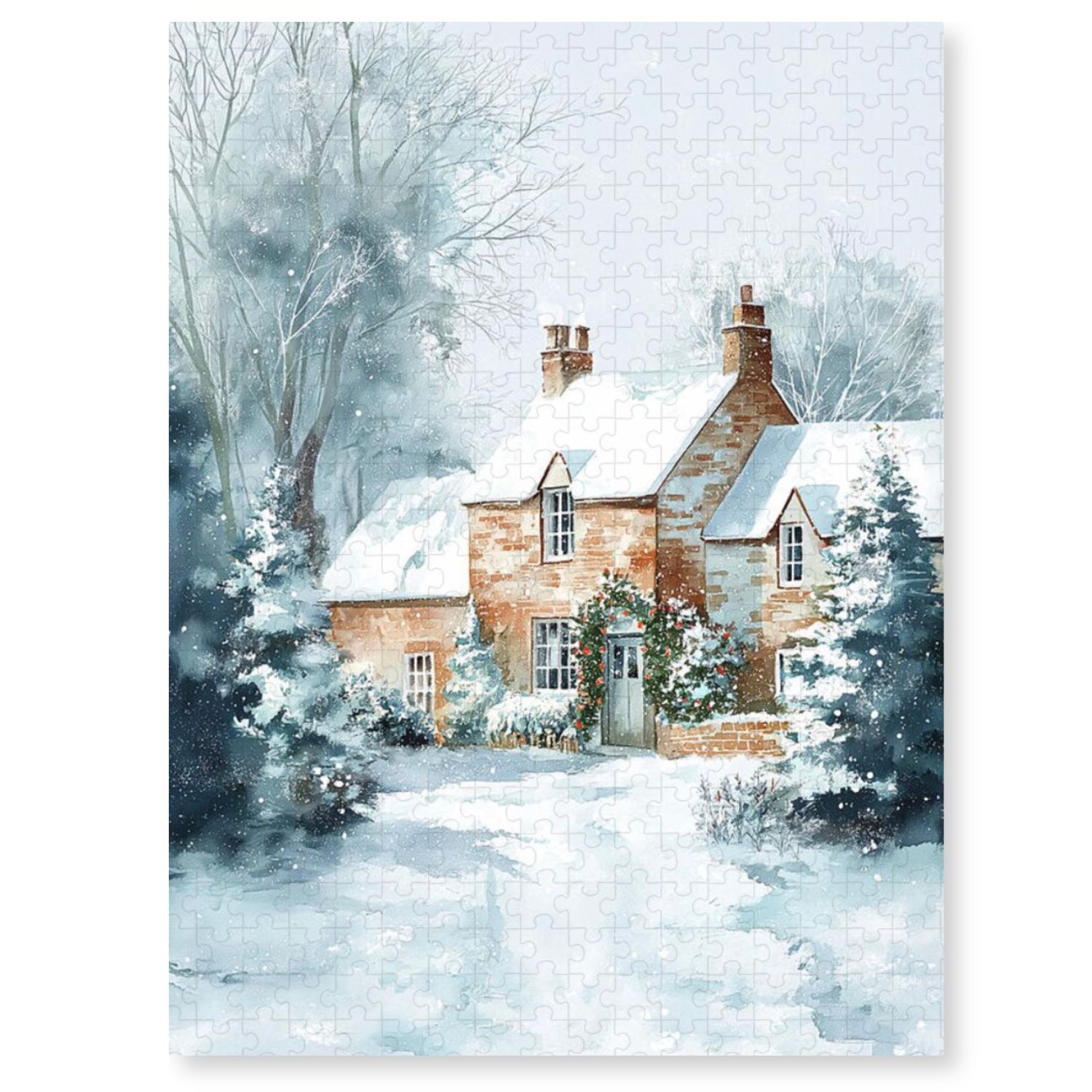 Cosy Winter Cottage Puzzle