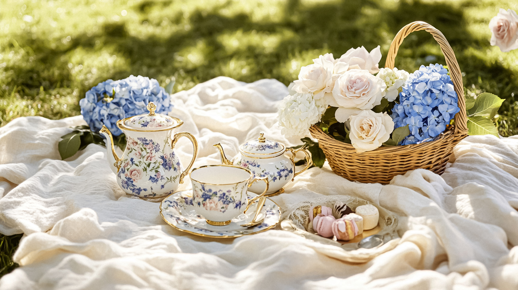 Tea Picnic in the Garden