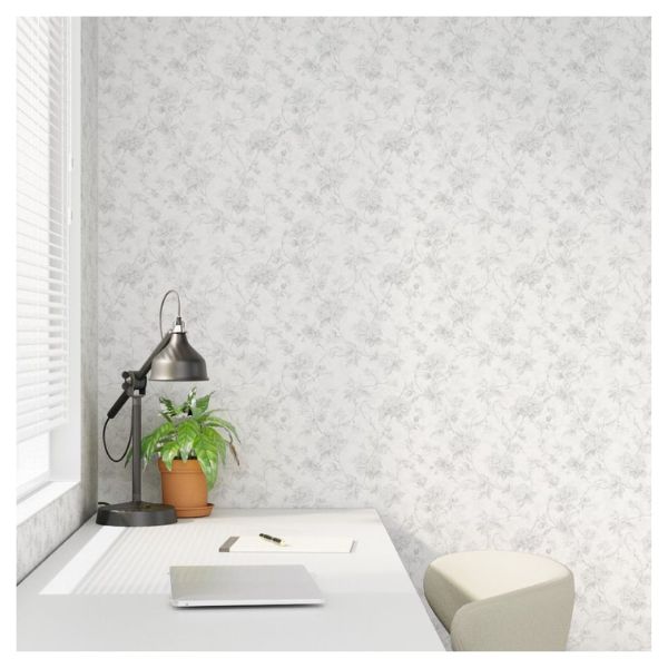 Wallpaper in Mildenrose - Vintage Cottage Florals XII Quintessential Home
