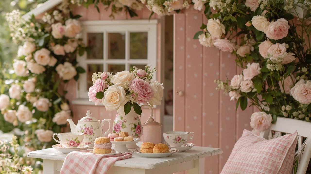 Summer Garden Teatime Quintessential Home